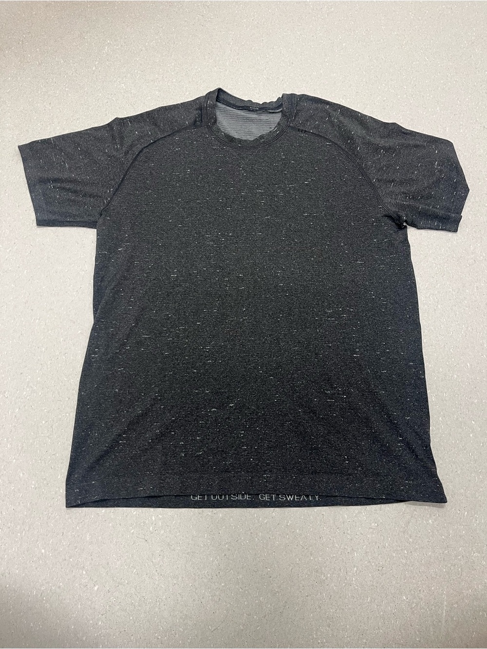 Lululemon Metal Vent Tech Short Sleeve Shirt Black Heathered | Men’s Large